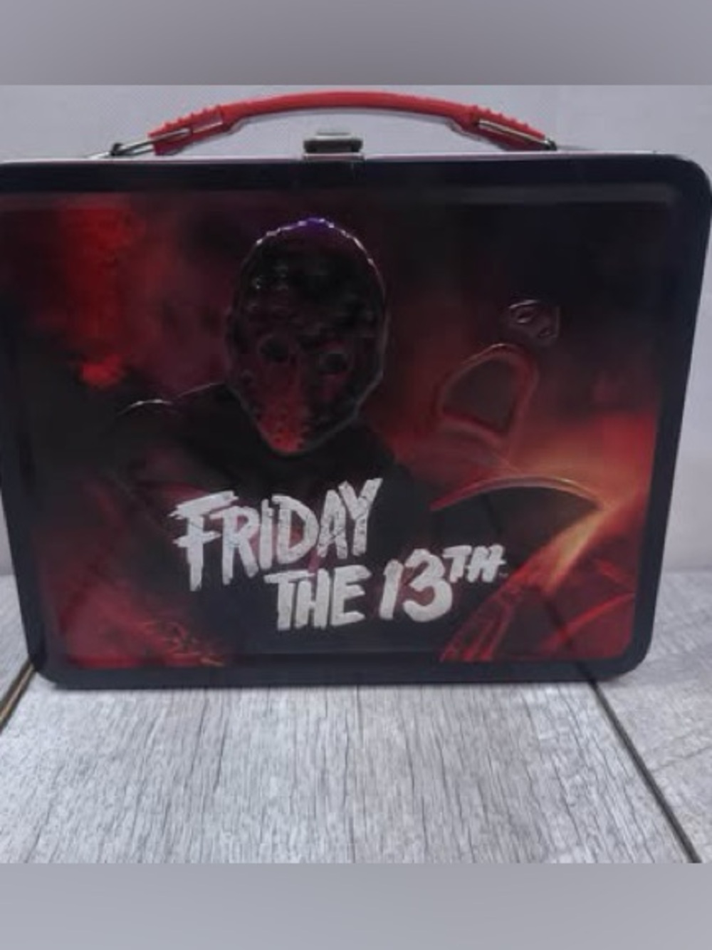 Friday the 13th metal lunchbox collectible Jason voorhees